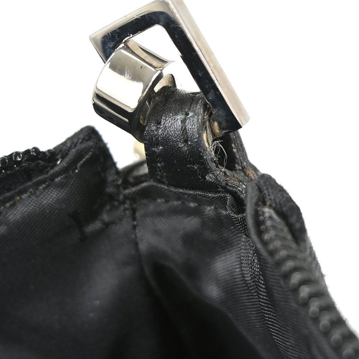 Gucci Black Bamboo GG Handbag