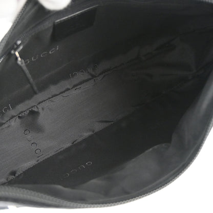 Gucci Black Bamboo GG Handbag
