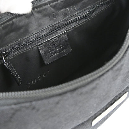 Gucci Black Bamboo GG Handbag
