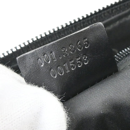 Gucci Black Bamboo GG Handbag