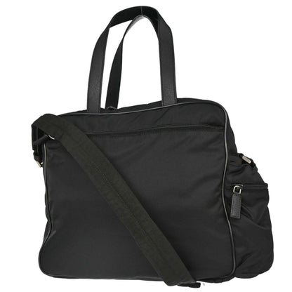 Prada Black Nylon 2way Shoulder Business Travel Handbag