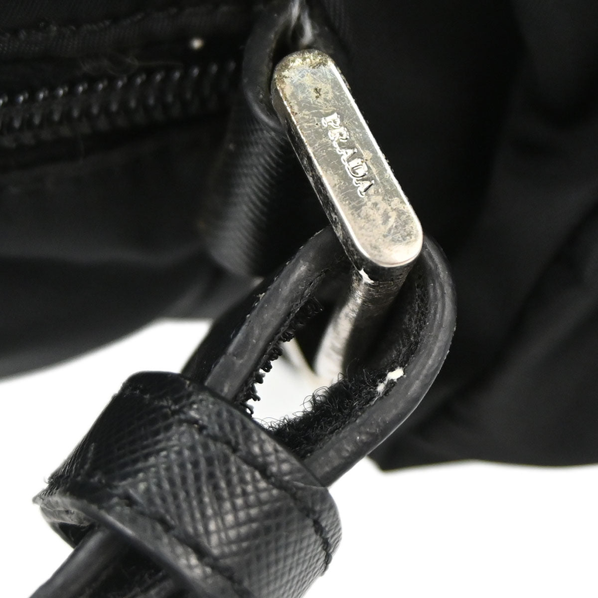 Prada Black Nylon 2way Shoulder Business Travel Handbag