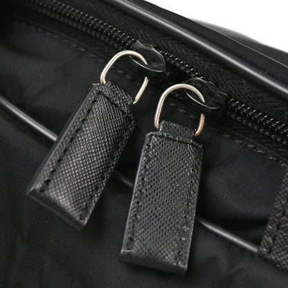 Prada Black Nylon 2way Shoulder Business Travel Handbag