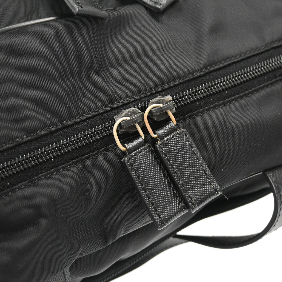 Prada Black Nylon 2way Shoulder Business Travel Handbag