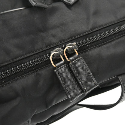 Prada Black Nylon 2way Shoulder Business Travel Handbag