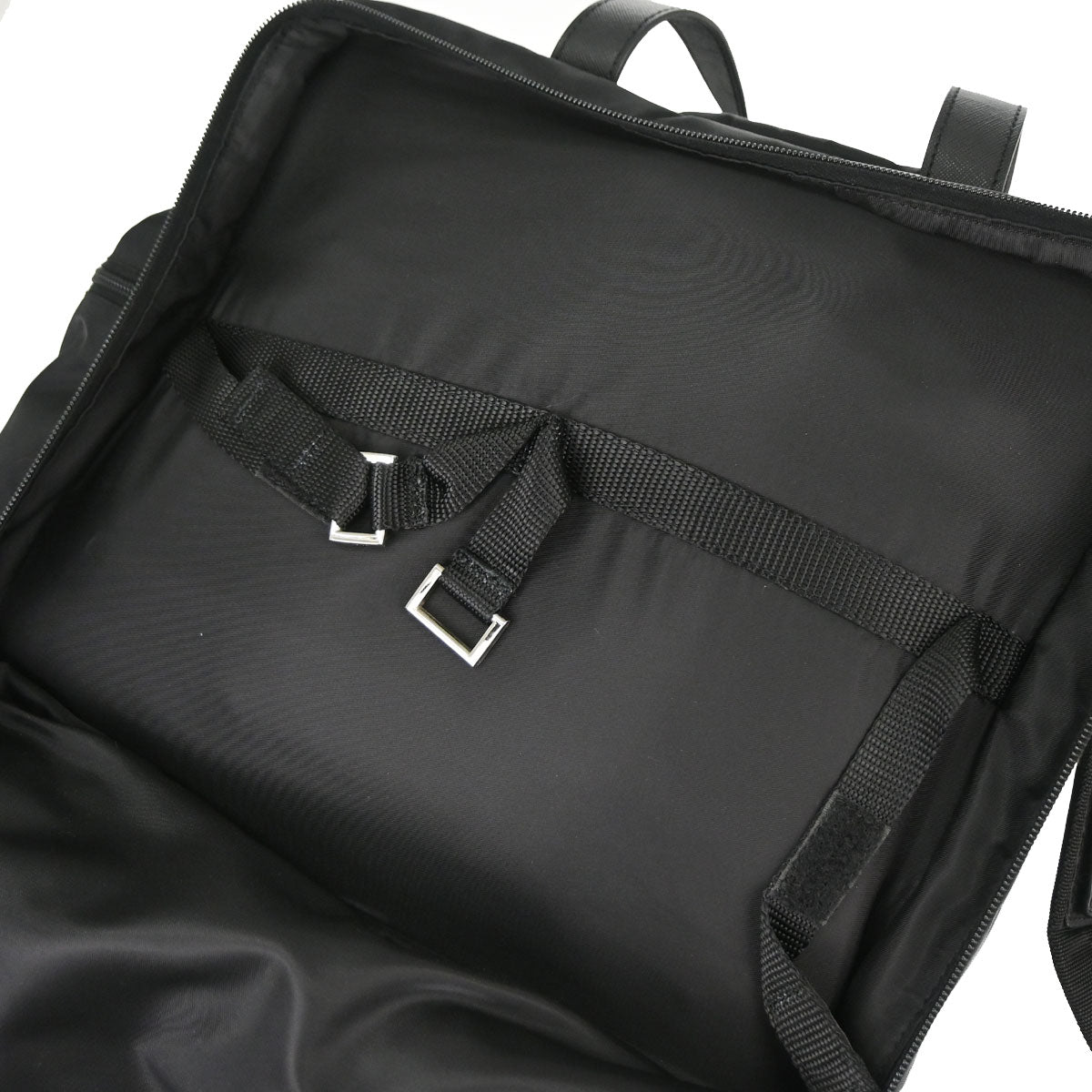 Prada Black Nylon 2way Shoulder Business Travel Handbag