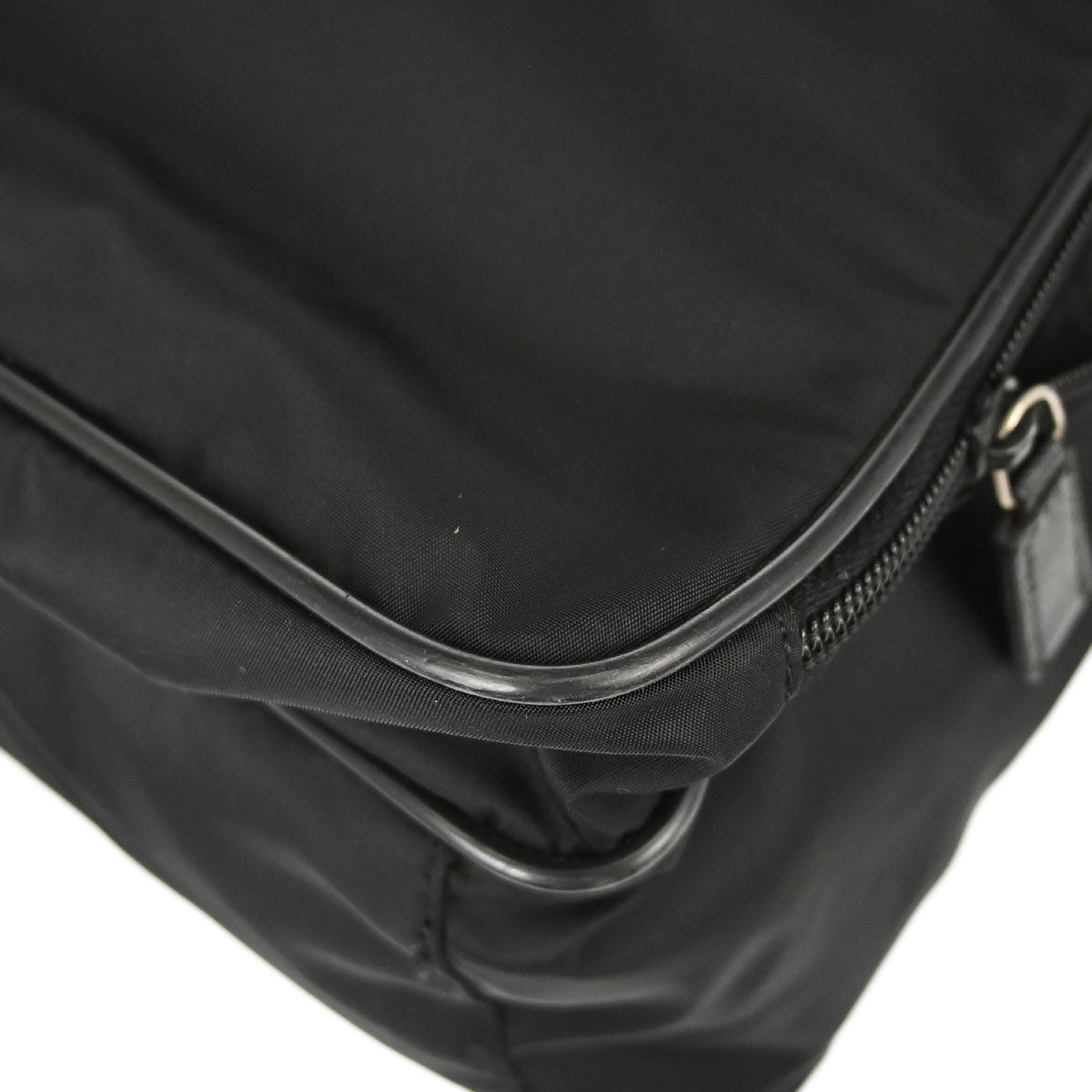 Prada Black Nylon 2way Shoulder Business Travel Handbag