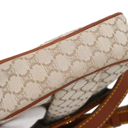Celine * Beige Macadam Shoulder Bag