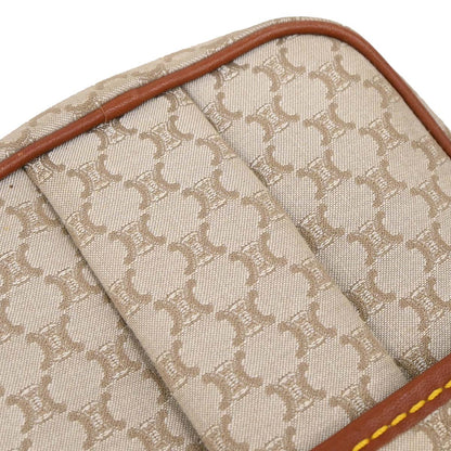 Celine * Beige Macadam Shoulder Bag