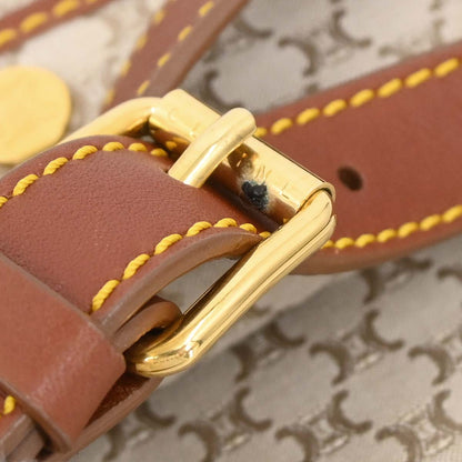 Celine * Beige Macadam Shoulder Bag