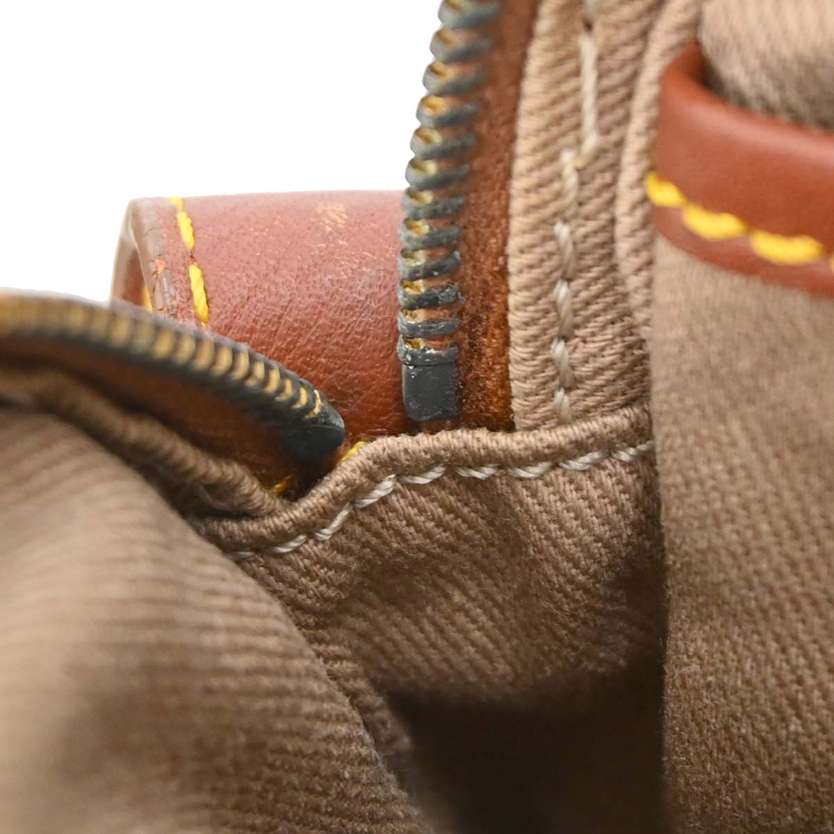 Celine * Beige Macadam Shoulder Bag