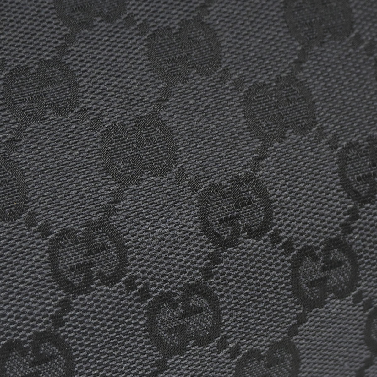 Gucci Black Canvas GG Tote Handbag