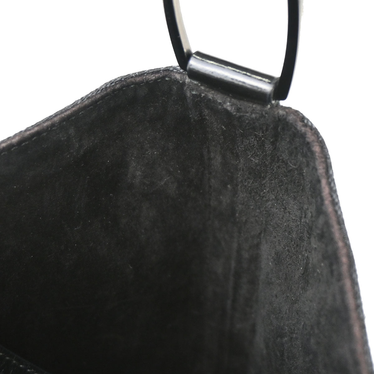 Gucci Black Canvas GG Tote Handbag