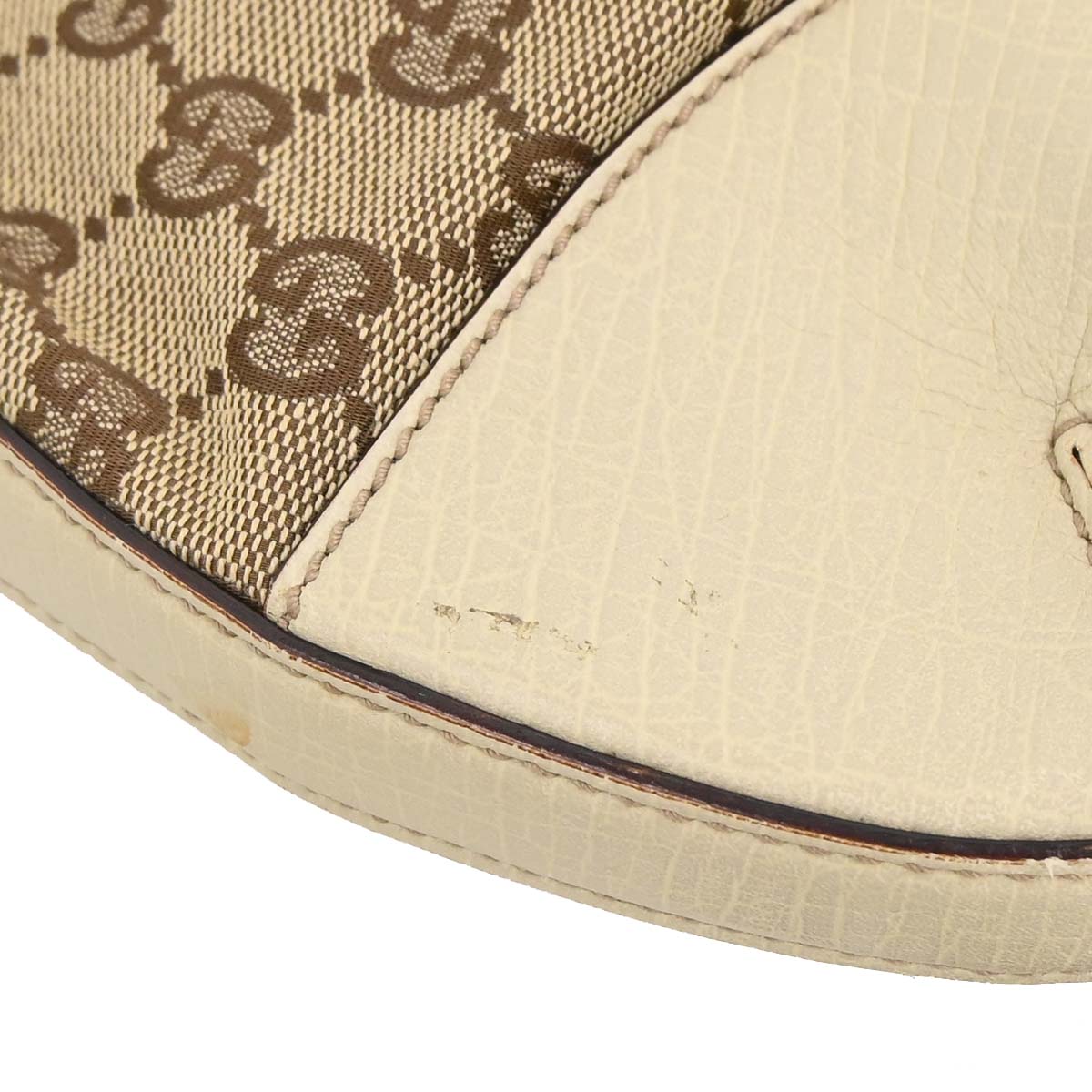 Gucci Beige GG Horsebit Hobo Handbag