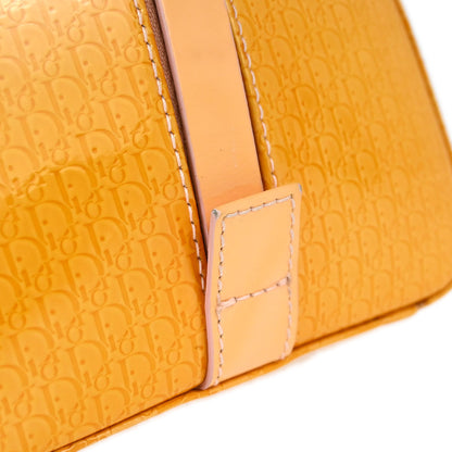 Christian Dior Yellow Patent leather Trotter Handbag