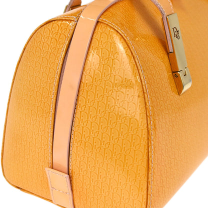 Christian Dior Yellow Patent leather Trotter Handbag