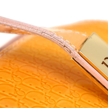 Christian Dior Yellow Patent leather Trotter Handbag