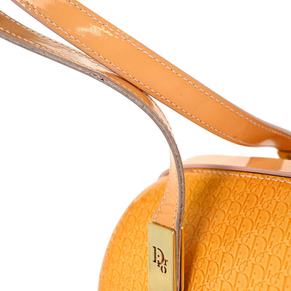 Christian Dior Yellow Patent leather Trotter Handbag