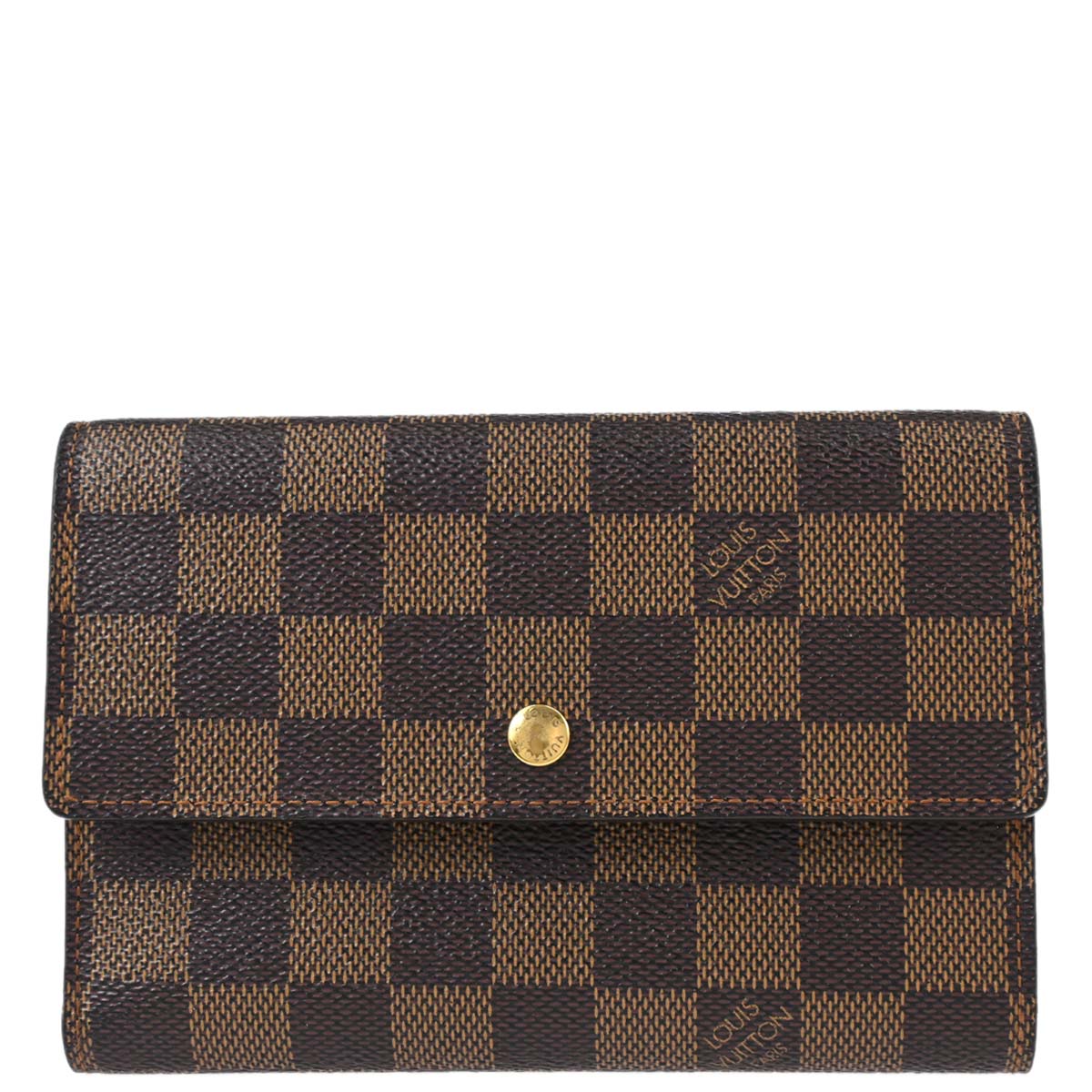 Louis Vuitton Damier Porte Tresor Etuy Papier Wallet N61202