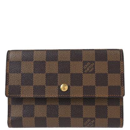 Louis Vuitton Damier Porte Tresor Etuy Papier Wallet N61202