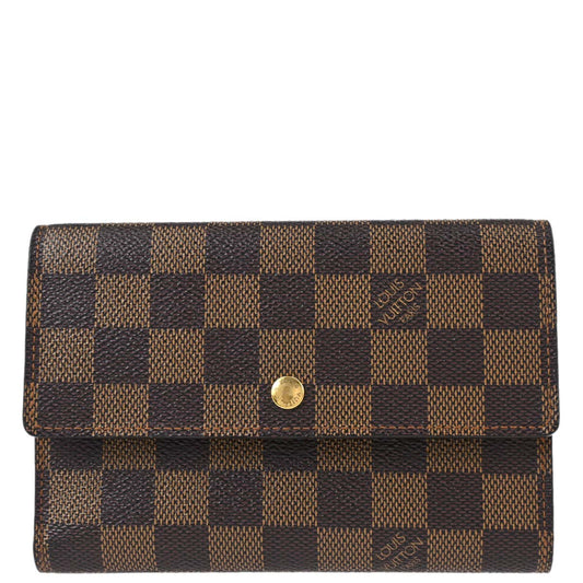 Louis Vuitton Damier Porte Tresor Etuy Papier Wallet N61202