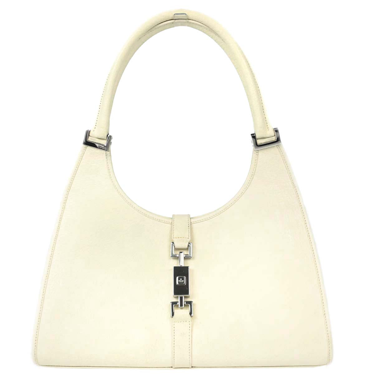 Gucci White Pigskin Jackie Handbag