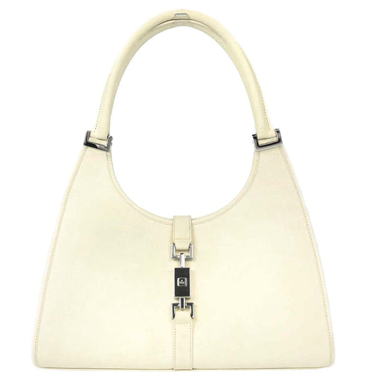 Gucci White Pigskin Jackie Handbag