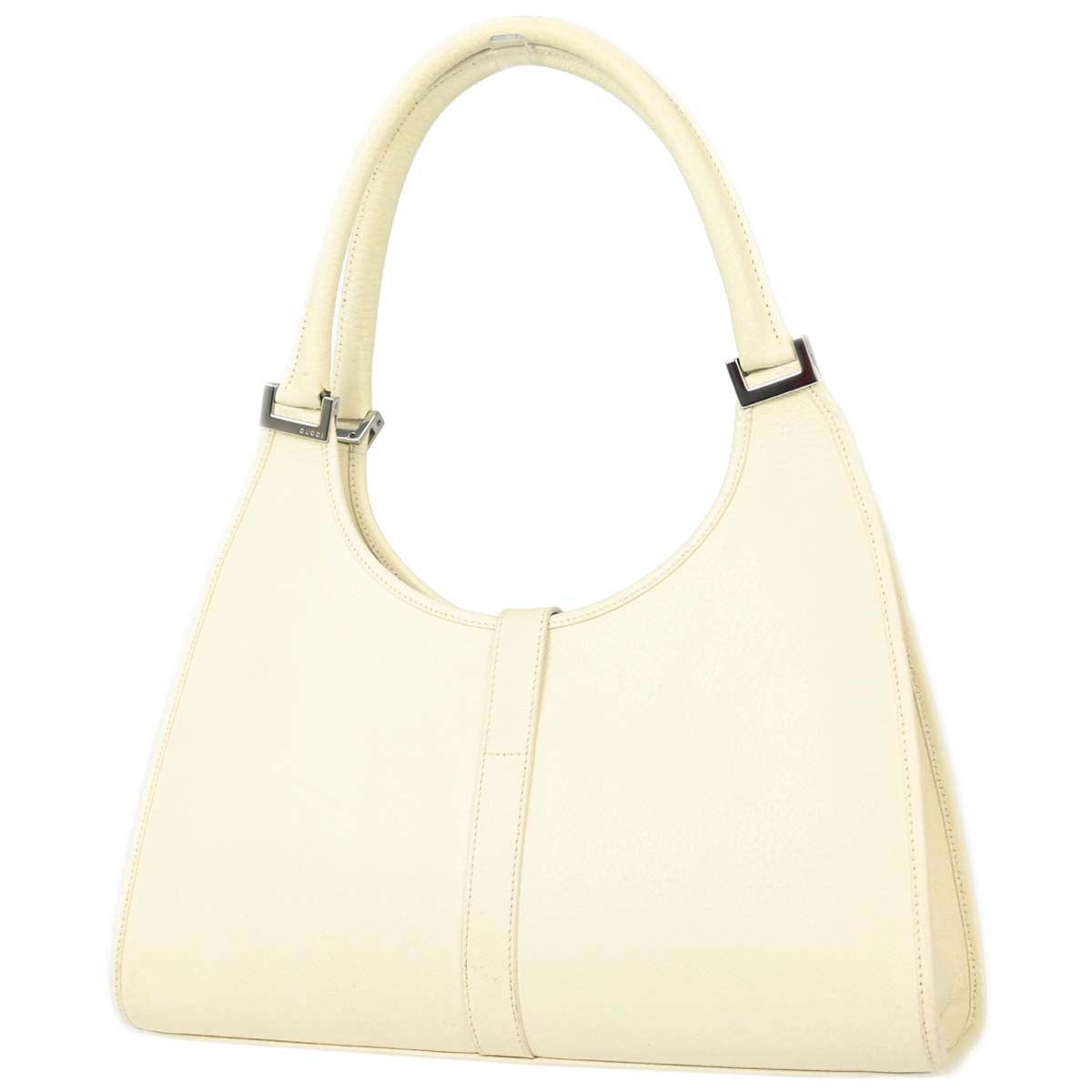 Gucci White Pigskin Jackie Handbag