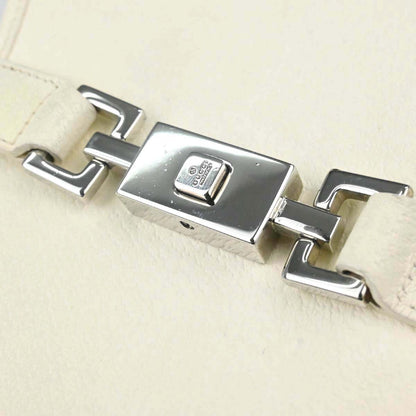 Gucci White Pigskin Jackie Handbag