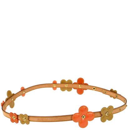 Louis Vuitton Monogram Vernis Lexington Flower Belt M92255