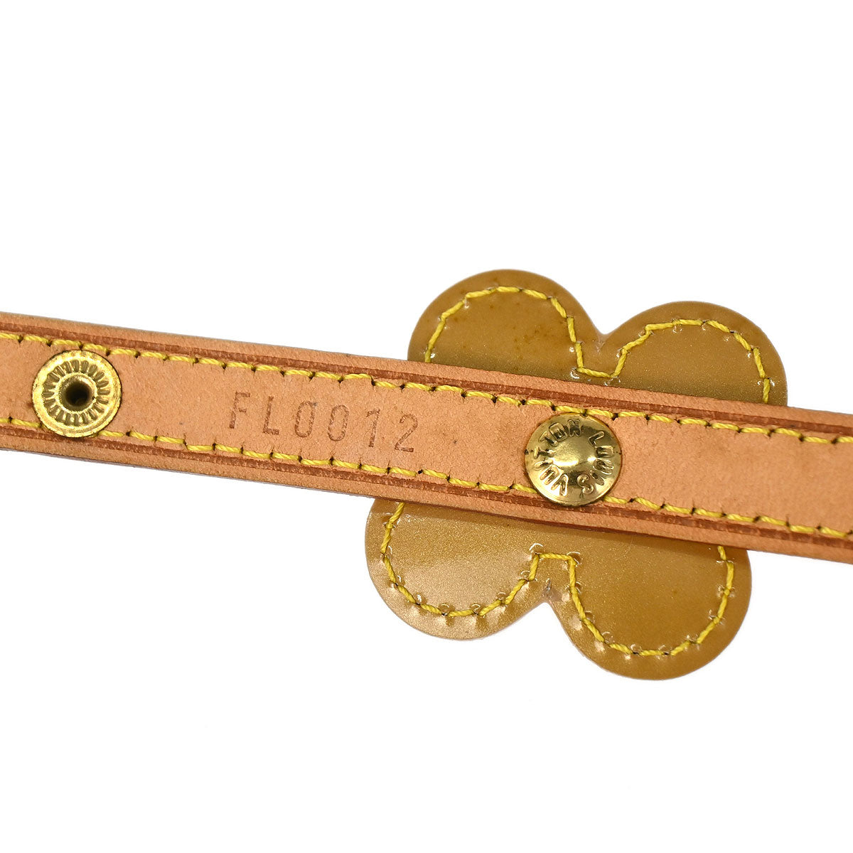 Louis Vuitton Monogram Vernis Lexington Flower Belt M92255