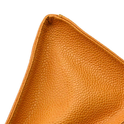 Chanel 1997-1999 Orange Caviar Skin Handbag