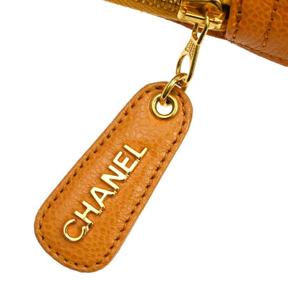 Chanel 1997-1999 Orange Caviar Skin Handbag