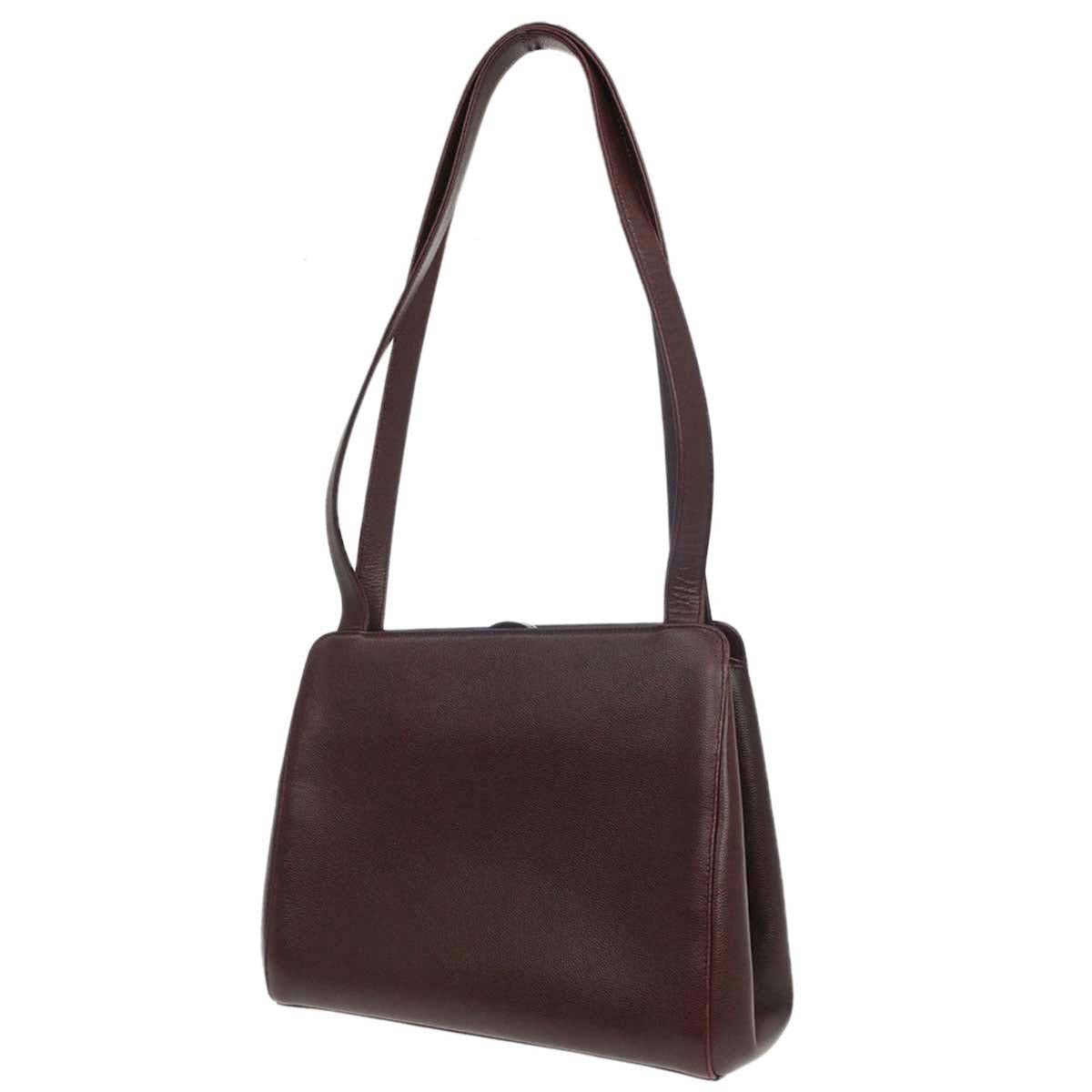 Chanel 1997-1999 Bordeaux Caviar Skin Shoulder Bag