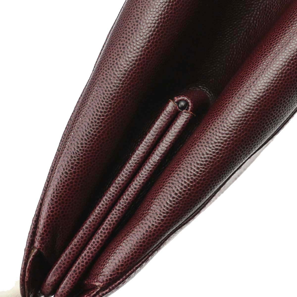 Chanel 1997-1999 Bordeaux Caviar Skin Shoulder Bag