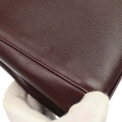 Chanel 1997-1999 Bordeaux Caviar Skin Shoulder Bag