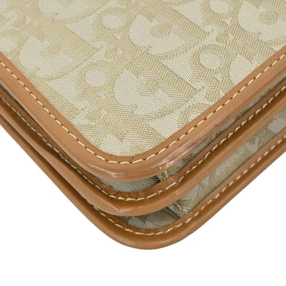 Christian Dior Beige Canvas Trotter 2way Shoulder Handbag