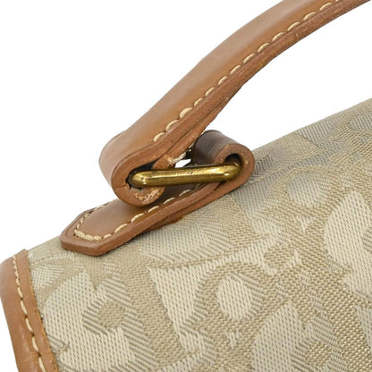 Christian Dior Beige Canvas Trotter 2way Shoulder Handbag