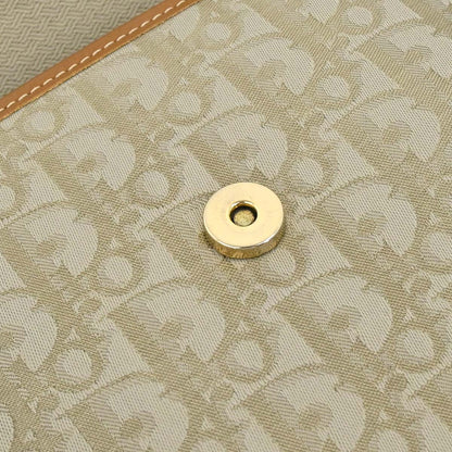 Christian Dior Beige Canvas Trotter 2way Shoulder Handbag