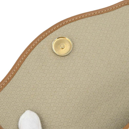Christian Dior Beige Canvas Trotter 2way Shoulder Handbag