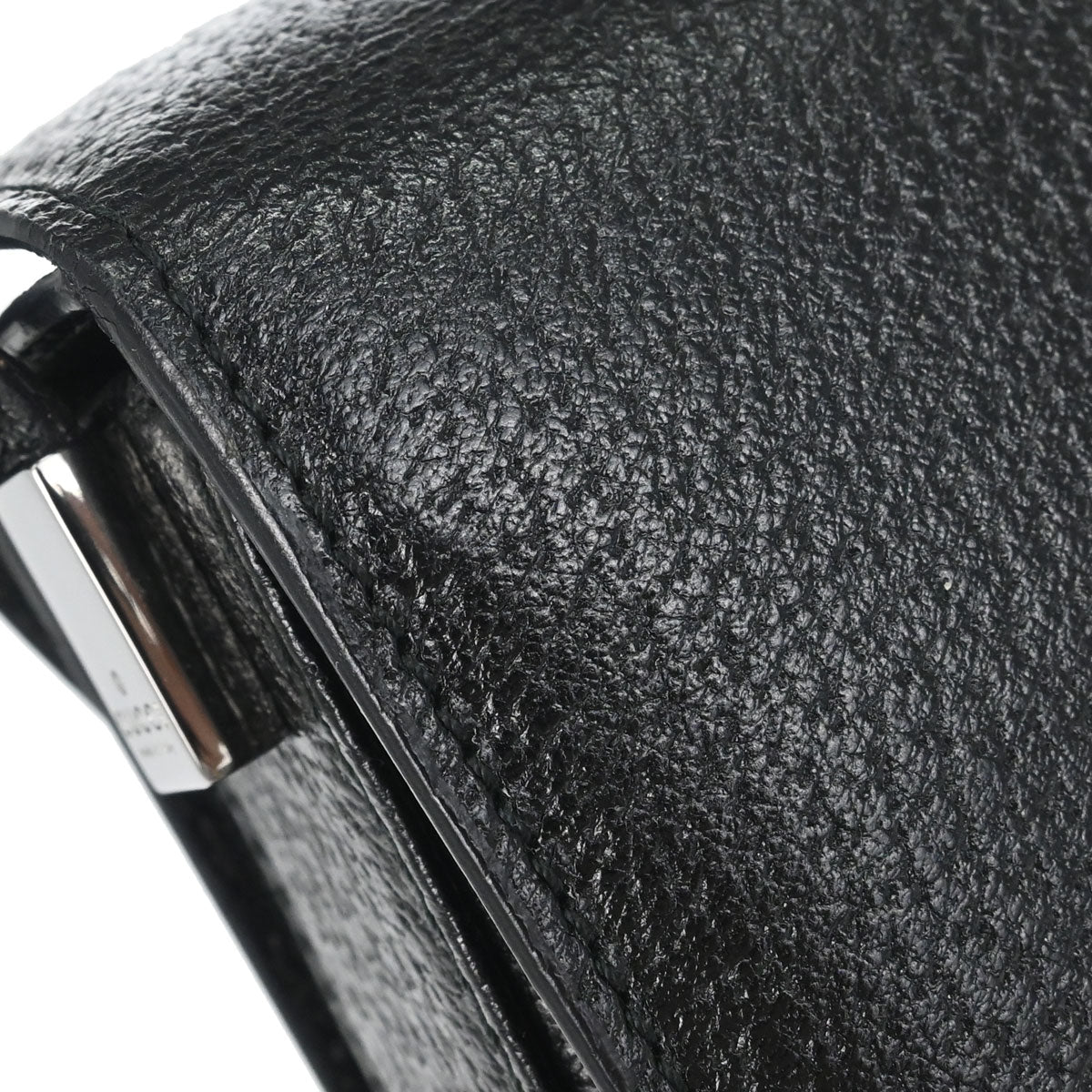 Gucci Black Pigskin Shoulder Bag