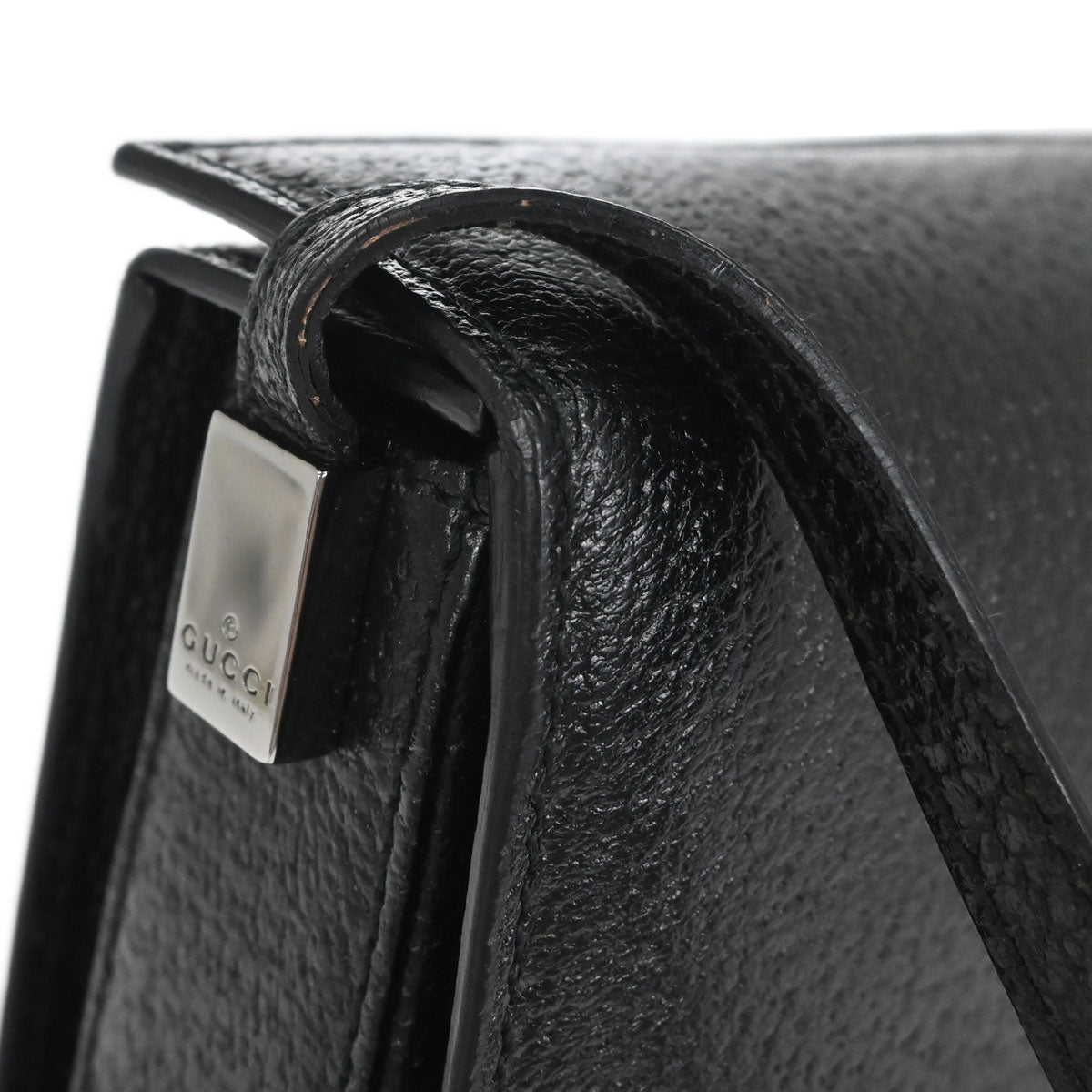 Gucci Black Pigskin Shoulder Bag