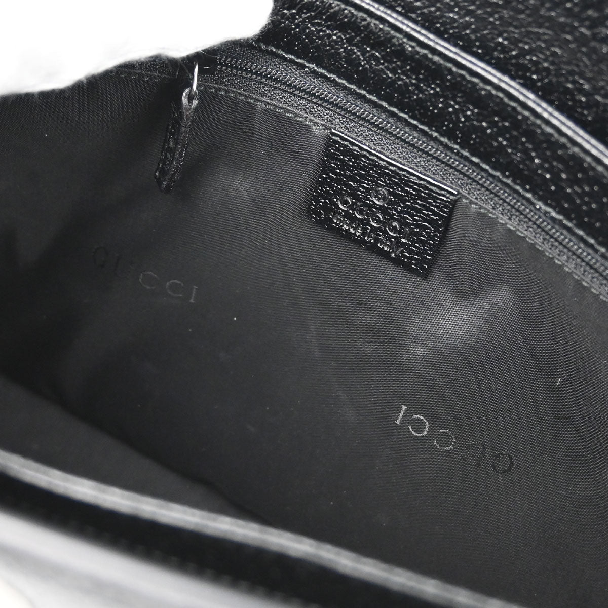 Gucci Black Pigskin Shoulder Bag