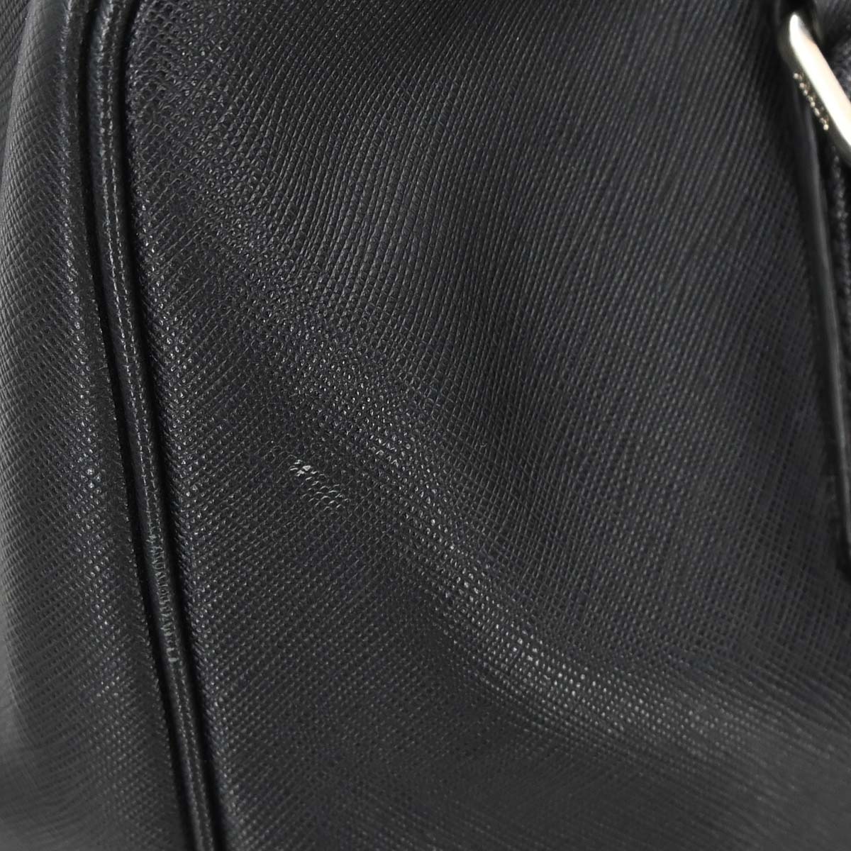 Prada Black Leather Briefcase Handbag
