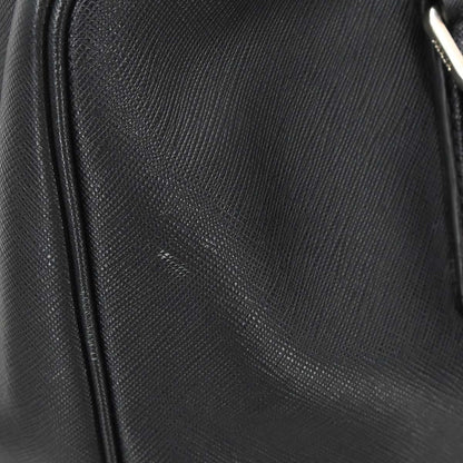 Prada Black Leather Briefcase Handbag
