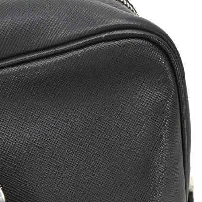 Prada Black Leather Briefcase Handbag