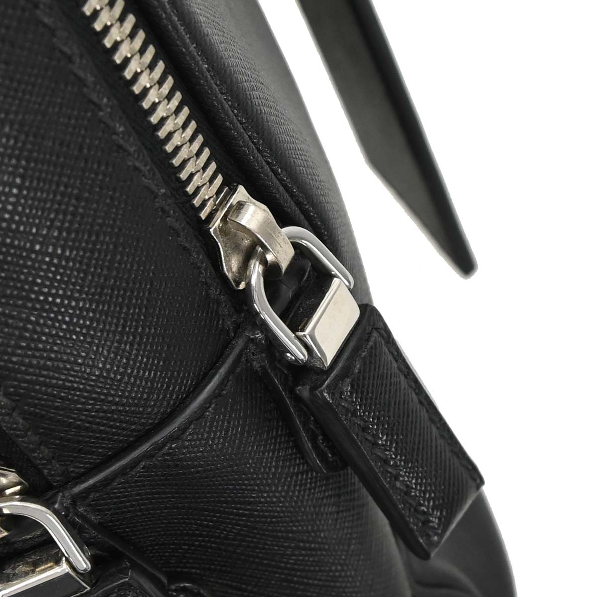 Prada Black Leather Briefcase Handbag