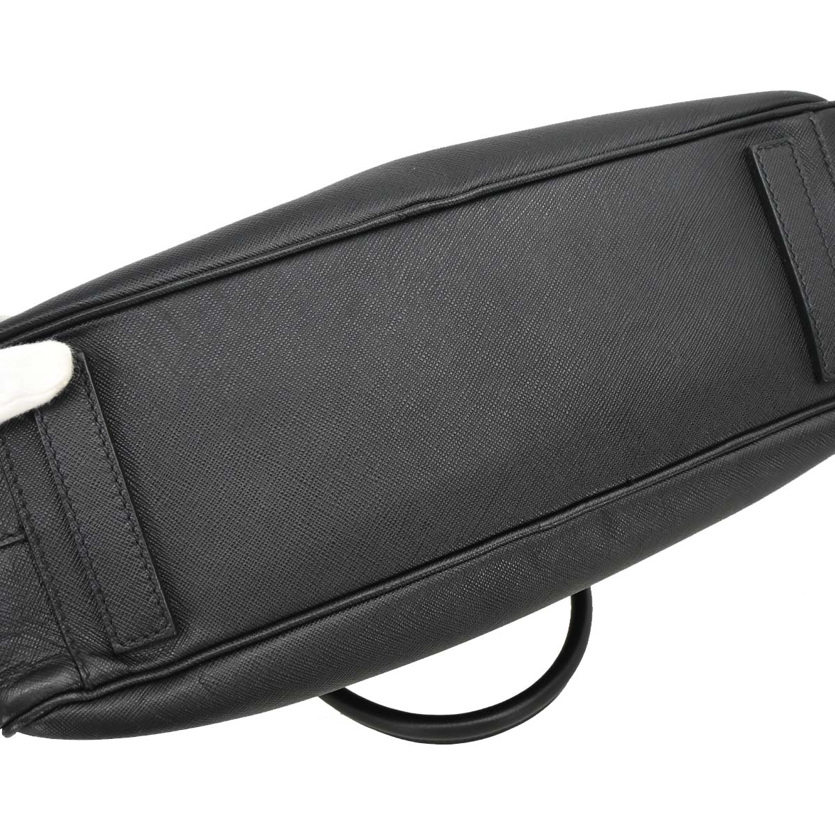 Prada Black Leather Briefcase Handbag