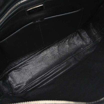 Prada Black Leather Briefcase Handbag