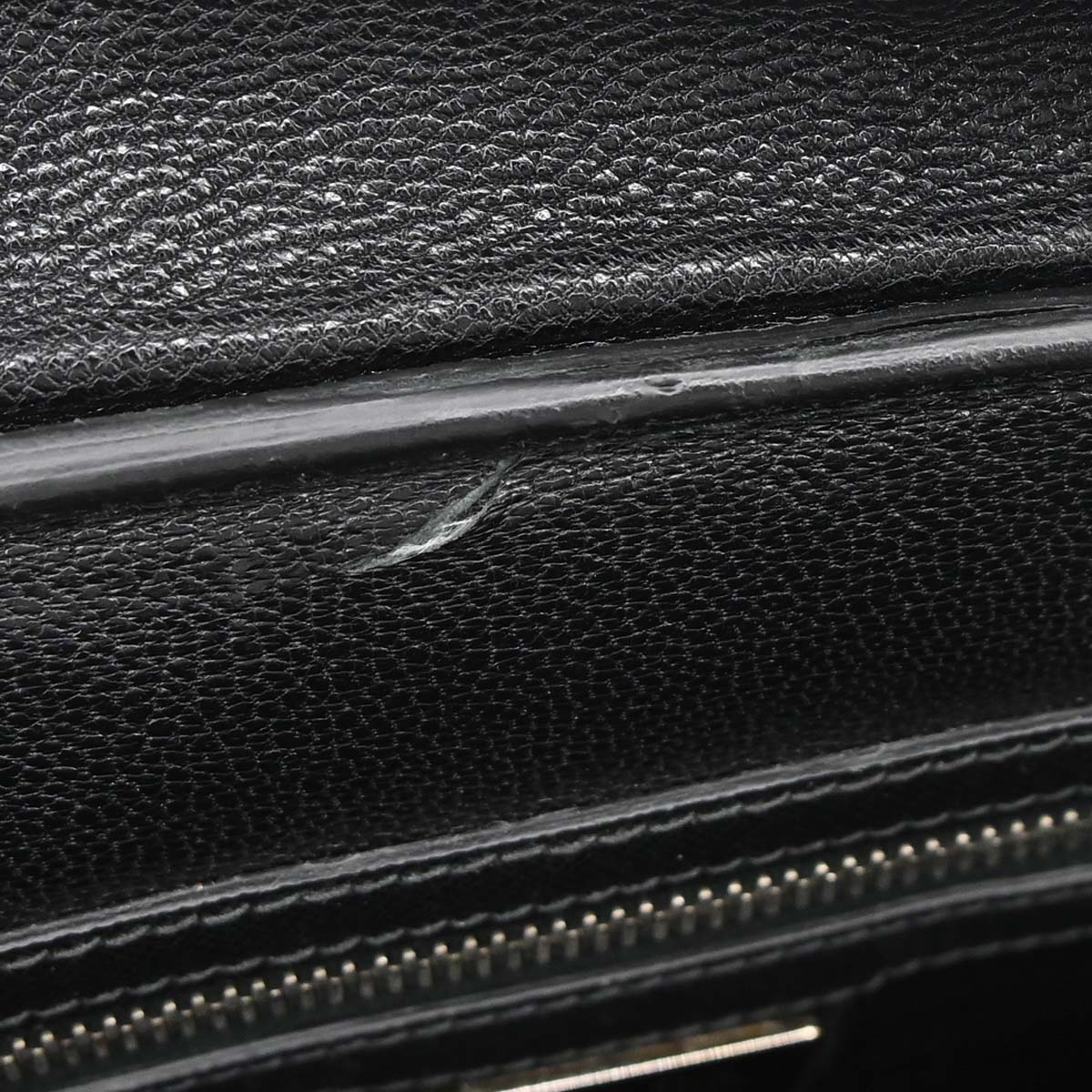 Prada Black Leather Briefcase Handbag